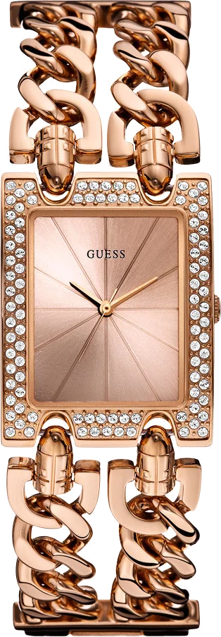 Montre Femme Guess W0072L3 - Cadran et Bracelet Double Chaîne en Acier Or Rose