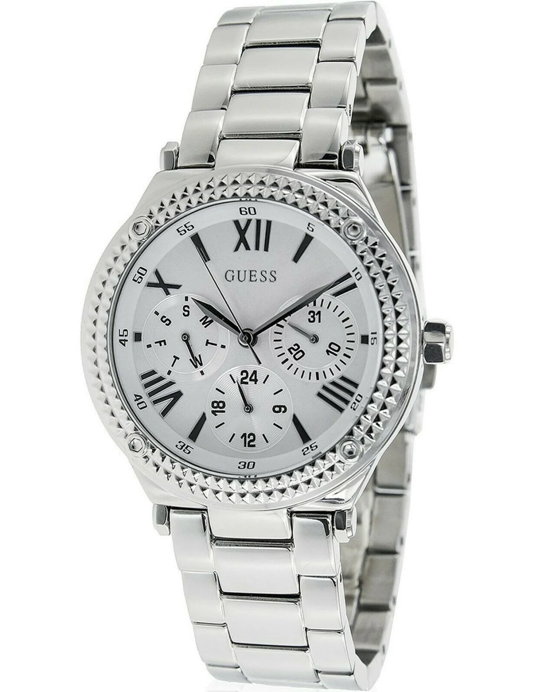 Montre Femme Guess W0331L1 en Acier Argenté Multifonction