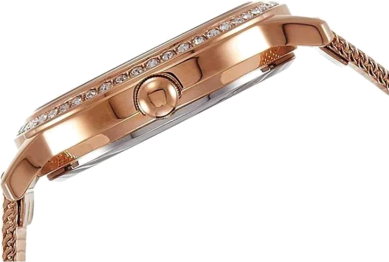 Montre Guess Femme W0647L2 Cadran Blanc Bracelet Acier Or Rose vue 2