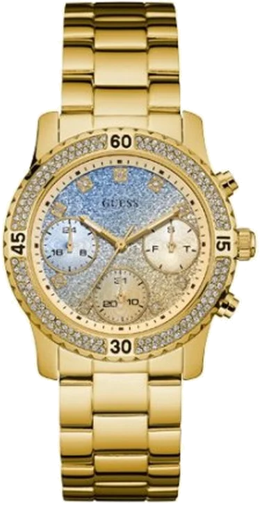 Montre Femme Guess W0774L2 Cadran Multicolore Confetti en Acier Doré