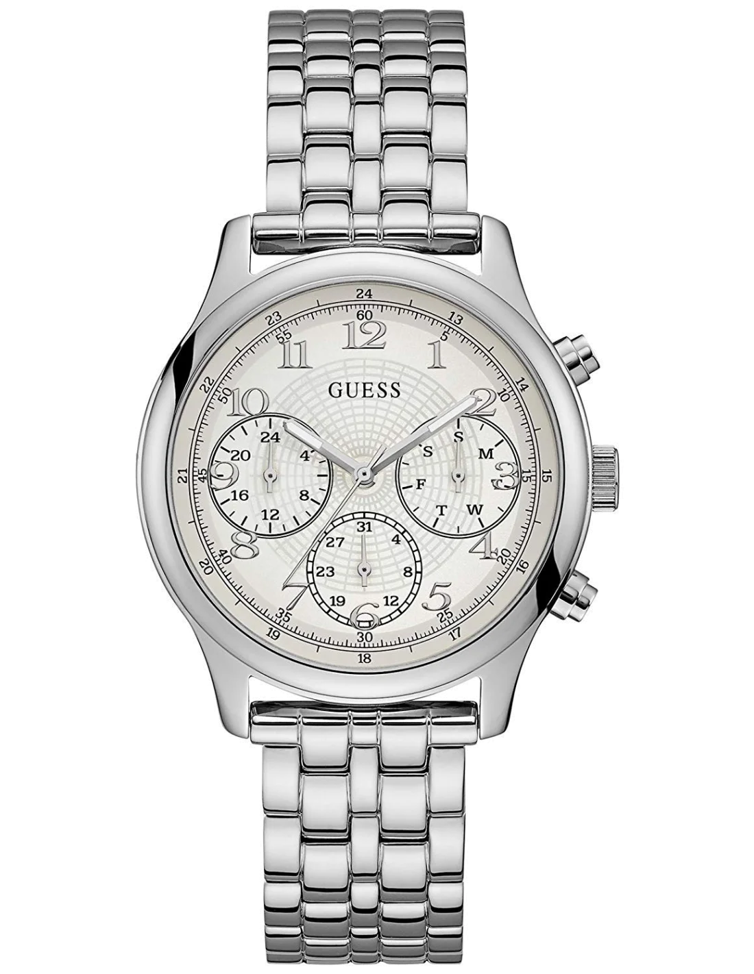 Montre Femme Guess Taylor Steel W1018L1 en Acier Argenté