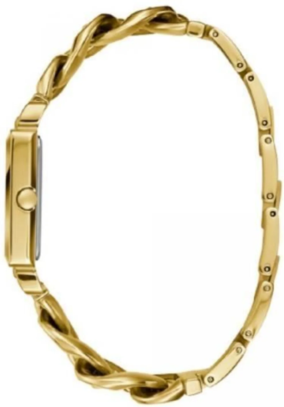 Montre Guess W1029L2 Vanity pour Femme en Acier Doré - Boîtier Rectangulaire vue 4