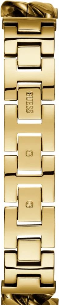 Montre Femme Guess Vanity W1030L2 - Boîtier Carré Acier Doré avec Cristaux vue 3