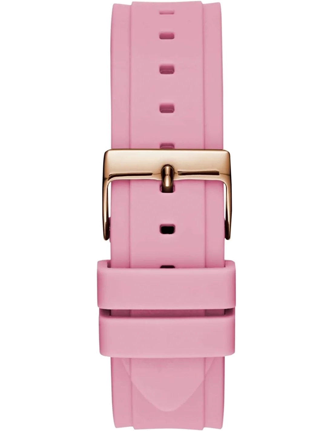 Montre Femme Guess W1053L3 Cadran Fuchsia Bracelet Silicone Rose vue 2