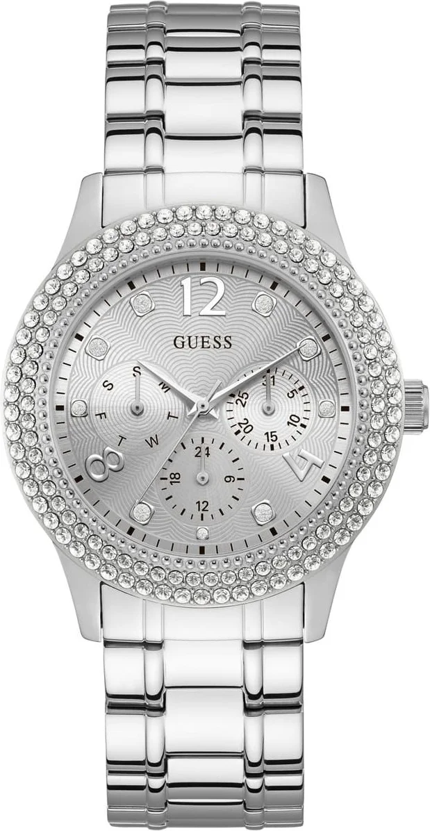 Montre Femme Guess W1097L1 Bedazzle Acier Inoxydable Argent