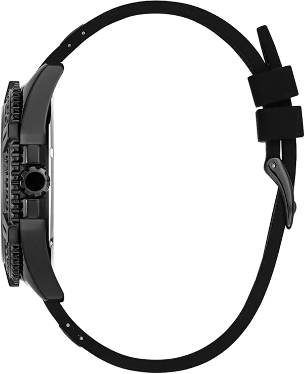 Montre Homme Guess Frontier W1132G3 - Boîtier et Cadran Noir, Bracelet Silicone vue 3