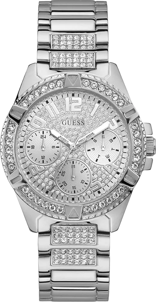 Montre-Bijou Guess W1156L1 pour Femme en Acier Argenté avec Strass
