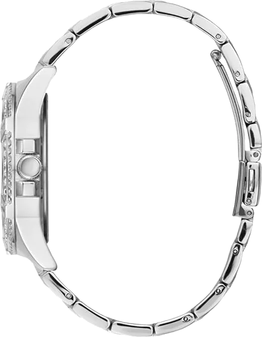 Montre-Bijou Guess W1156L1 pour Femme en Acier Argenté avec Strass vue 2