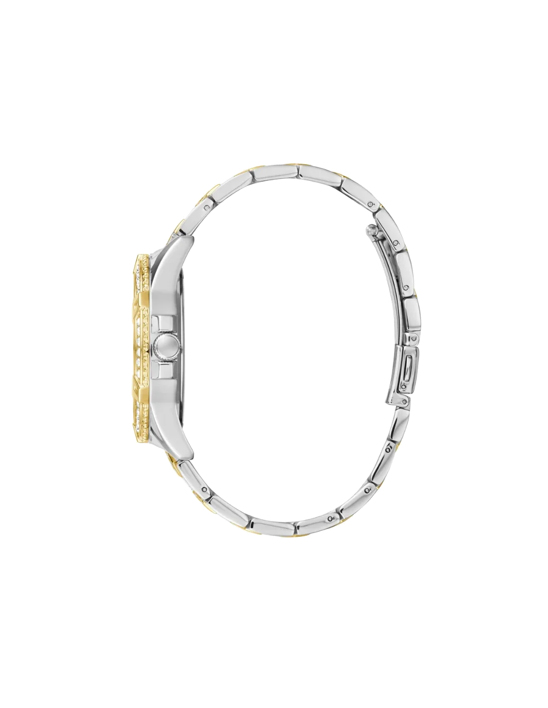 Montre Femme Guess W1156L5 Lady Frontier en Acier Argenté avec Cristaux vue 2