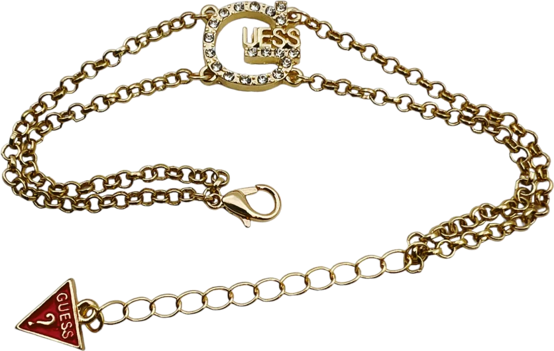 Bracelet Guess ajustable en métal plaqué or pour femme - Réf. 109804 vue 2