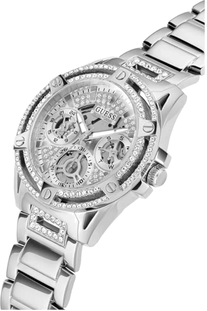 Montre Femme Guess Queen GW0464L1 - Acier Argenté & Cadran à Cristaux vue 2