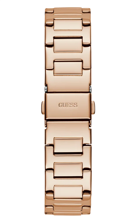 Montre Guess Duchess GW0558L3 pour Femme - Boîtier or rose strass, bracelet acier vue 5