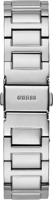 Montre Guess pour Femme GW0472L1 - Boîtier carré argenté orné de strass, bracelet acier vue 3