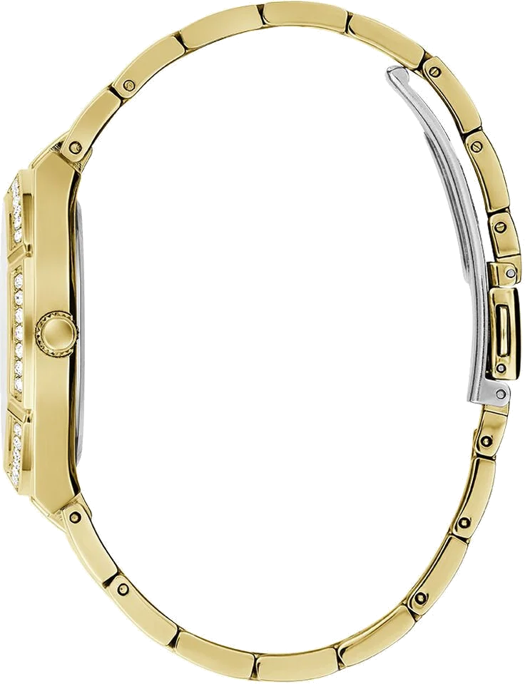 Montre Guess Cosmo GW0033L8 pour Femme - Cadran vert et bracelet acier doré vue 4
