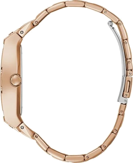 Montre Guess Raven GW0104L3 pour Femme - Boîtier or rose strass, bracelet acier vue 2