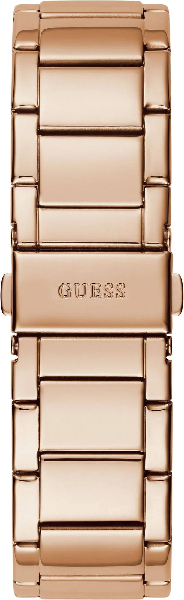 Montre Guess Raven GW0104L3 pour Femme - Boîtier or rose strass, bracelet acier vue 3