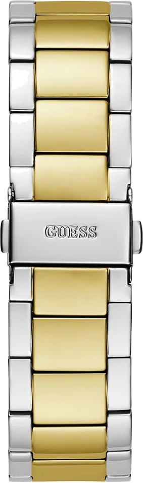 Montre Guess Sunray GW0616L2 pour Femme, Cadran Argent Multifonction, Bracelet Acier Bicolore Argent/Or vue 4