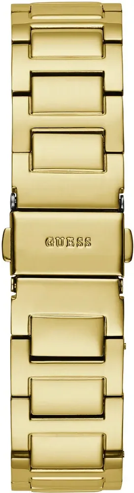 Montre Femme Guess Deco GW0472L2 - Boîtier et bracelet acier doré, cadran multifonction à strass vue 3