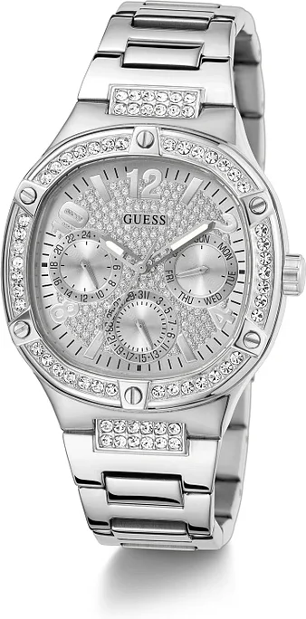 Montre Guess Duchess GW0558L1 pour Femme, Boîtier Argent et Strass, Bracelet Acier vue 4
