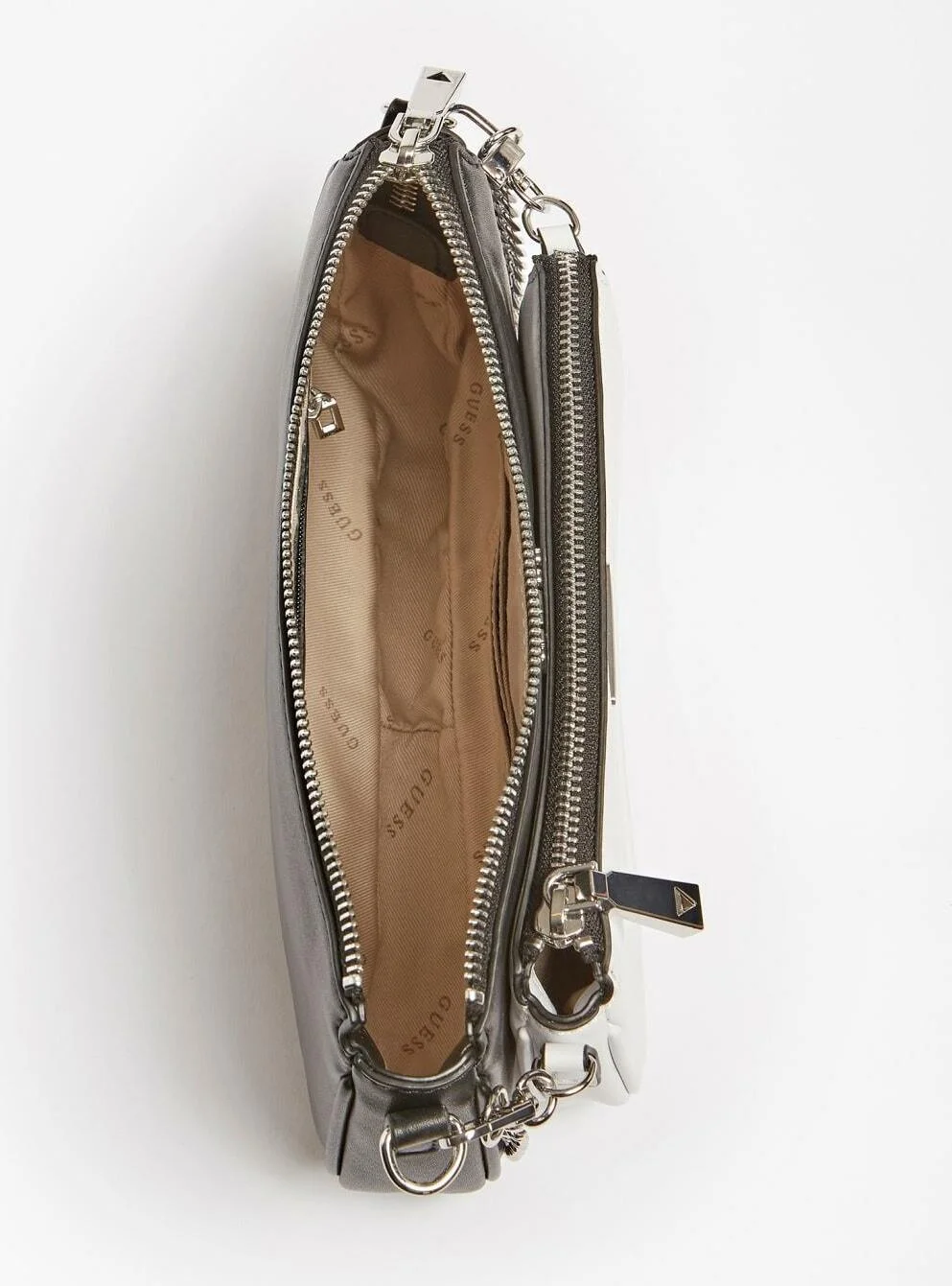 Set de deux mini-sacs à main Guess Arie noir et blanc - Réf. HWGY78 85700 vue 5