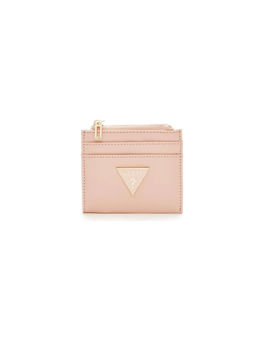 Portefeuille compact Guess 15GF-148-BLUSH beige pour femme