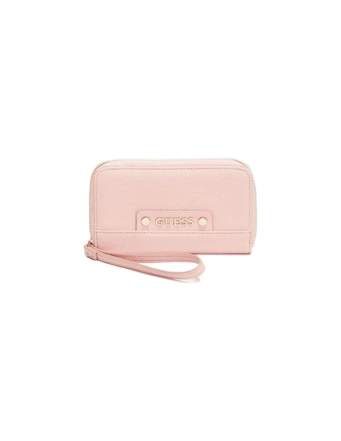 Pochette pour femme Guess Reagan 15GF-168-BLUSH en simili cuir rose pâle