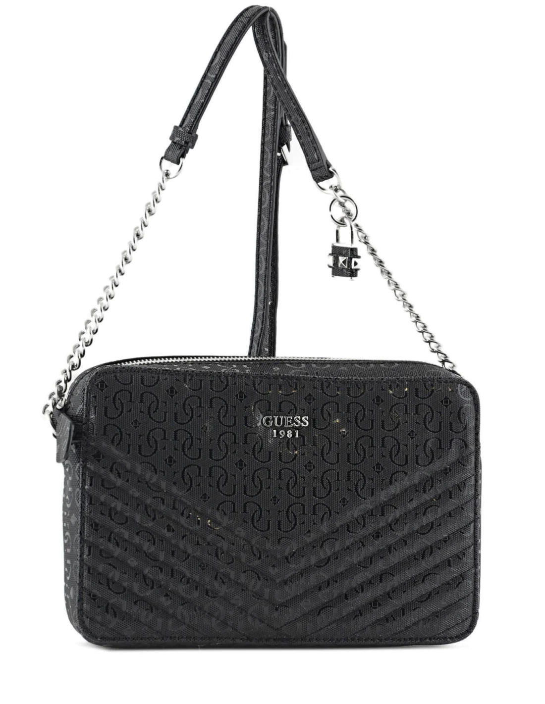 Sac bandoulière Guess Halley Noir