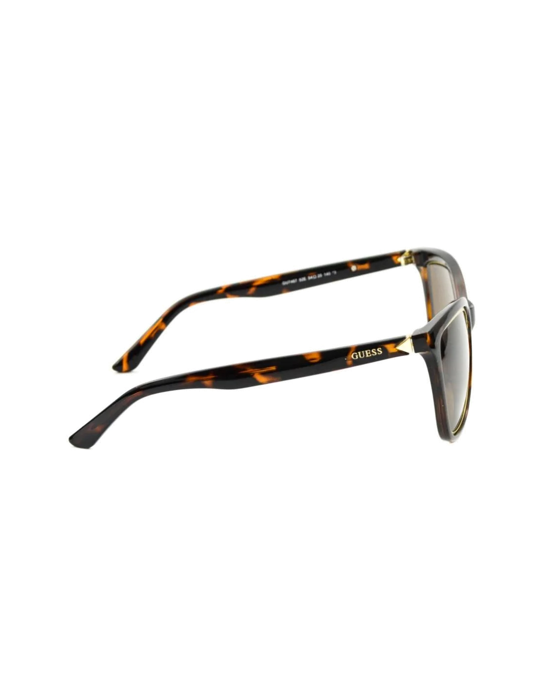 Lunettes de soleil femme Guess GU7467 52E Ecaille vue 3