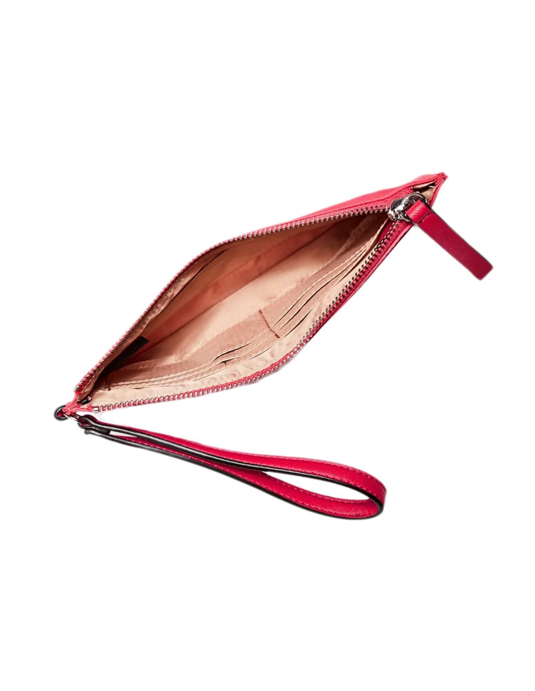 Sac à main pochette zip Guess Zayn Rose vue 2