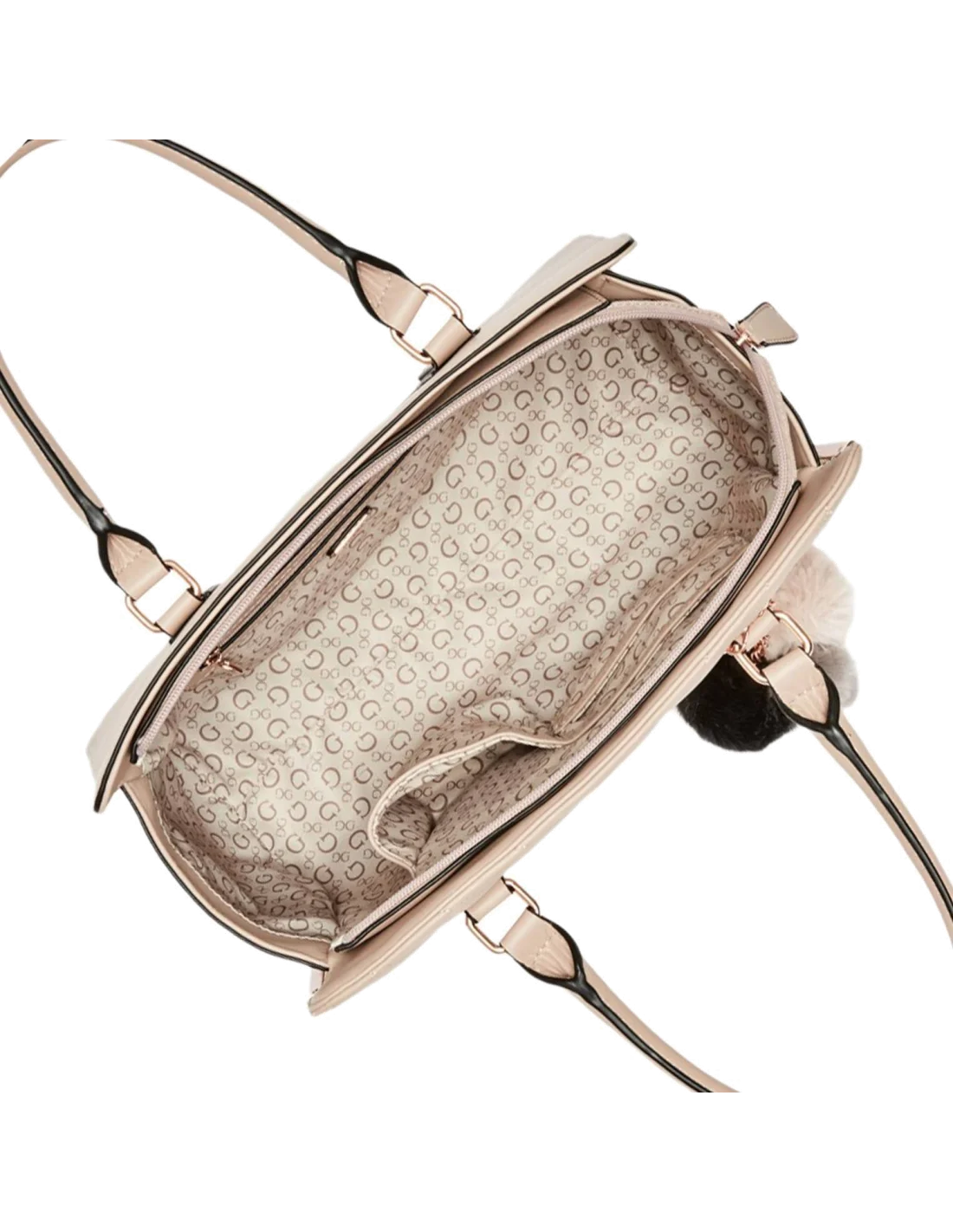 Sac à main Guess Lenora Rose Pale Ponpons vue 2