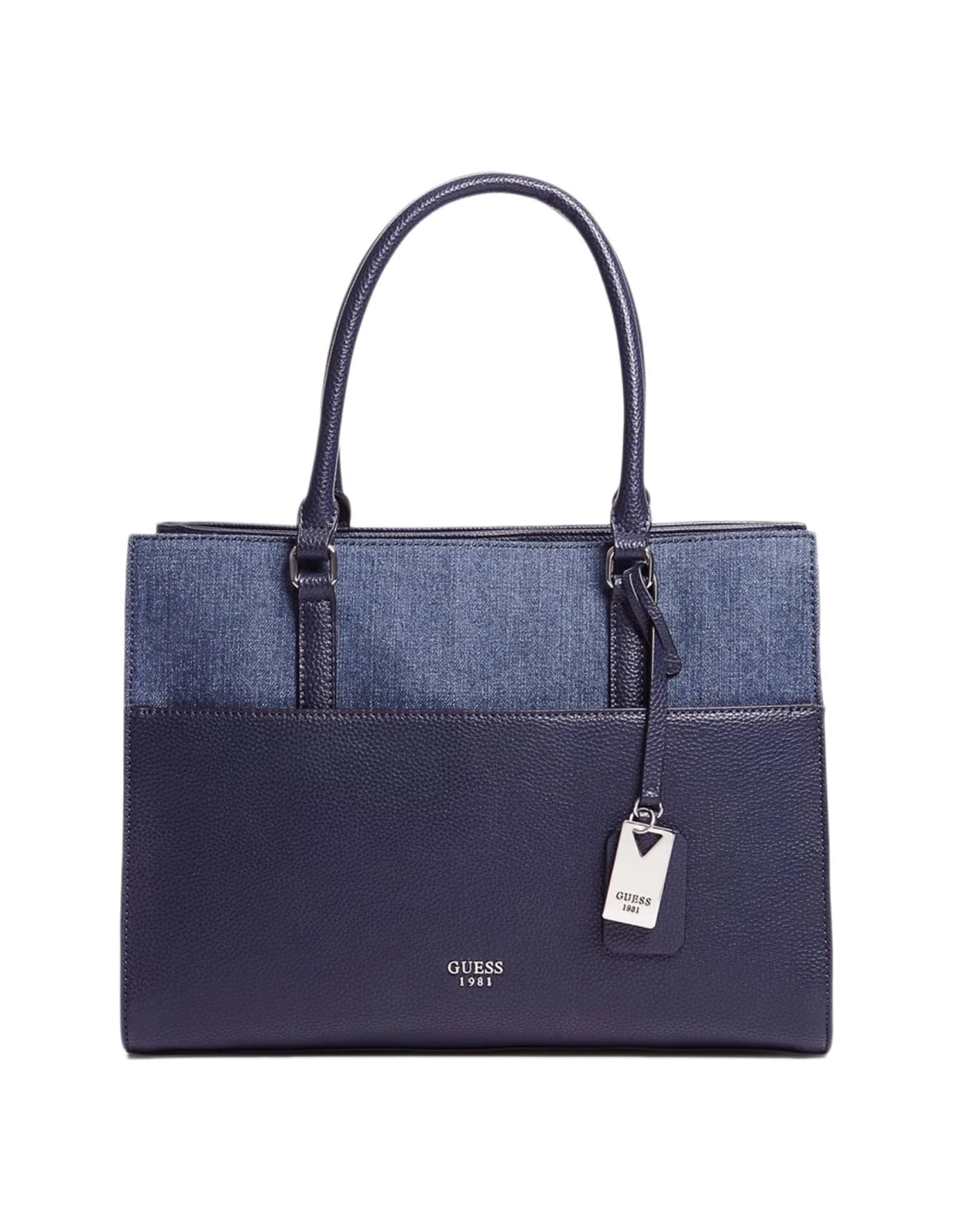 Sac à main Guess Allston Bleu Denim