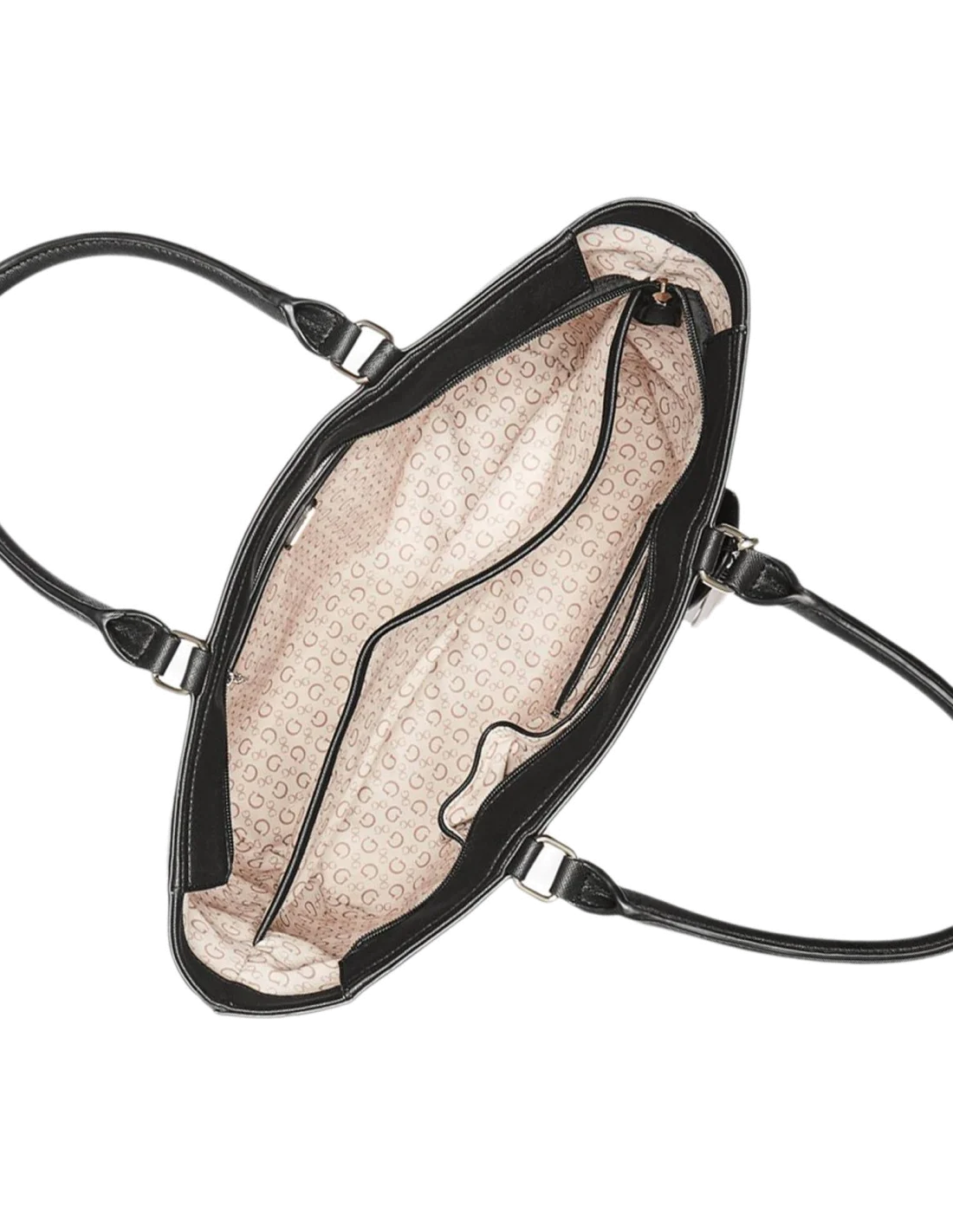 Sac à main Guess Nido Noir porté épaule vue 2