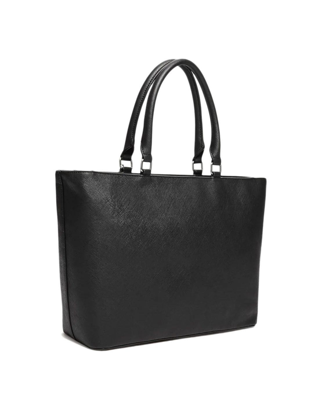 Sac à main Guess Nido Noir porté épaule vue 3