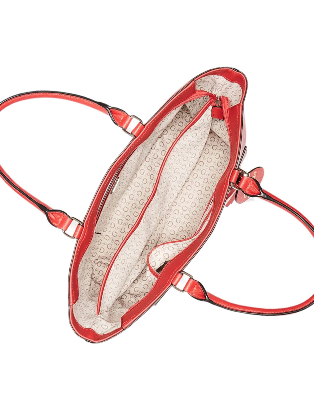 Sac à Main Guess Nido Rouge porté épaule vue 2