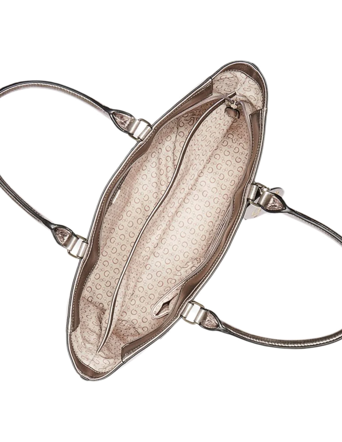 Sac à Main Guess Nido Argenté porté épaule vue 2