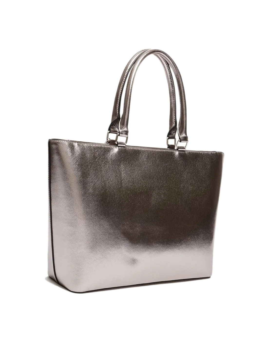 Sac à Main Guess Nido Argenté porté épaule vue 3