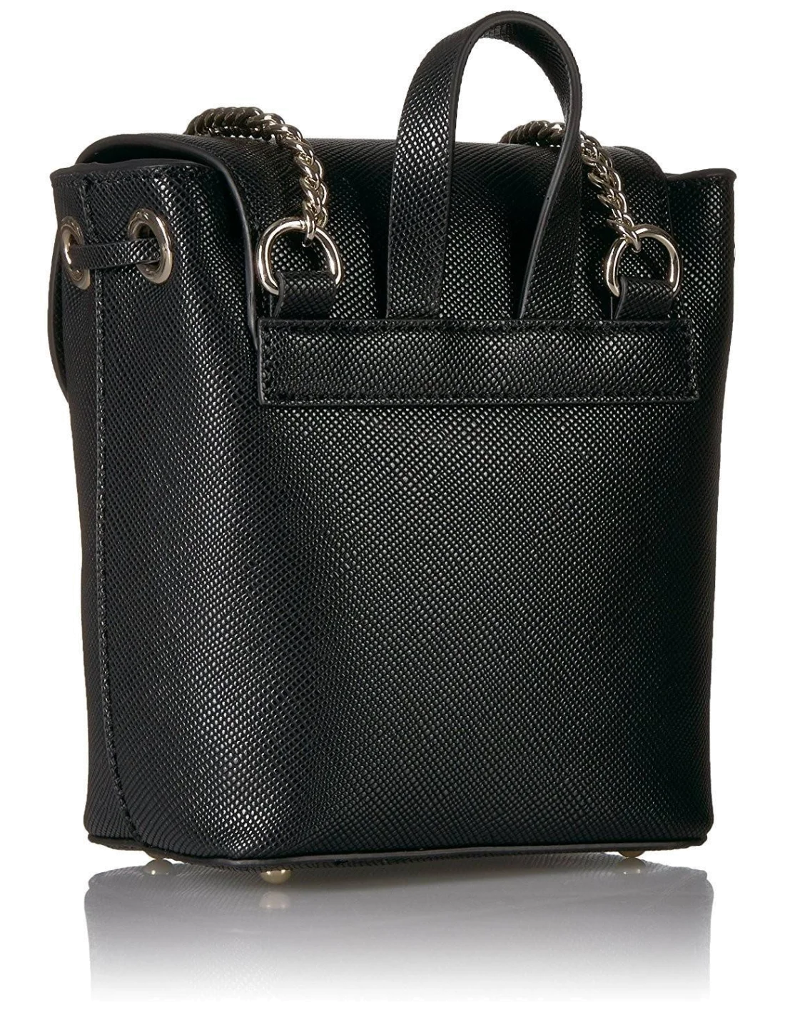 Sac Bandoulière Guess Varsity Pop-Pin Up Noir vue 2