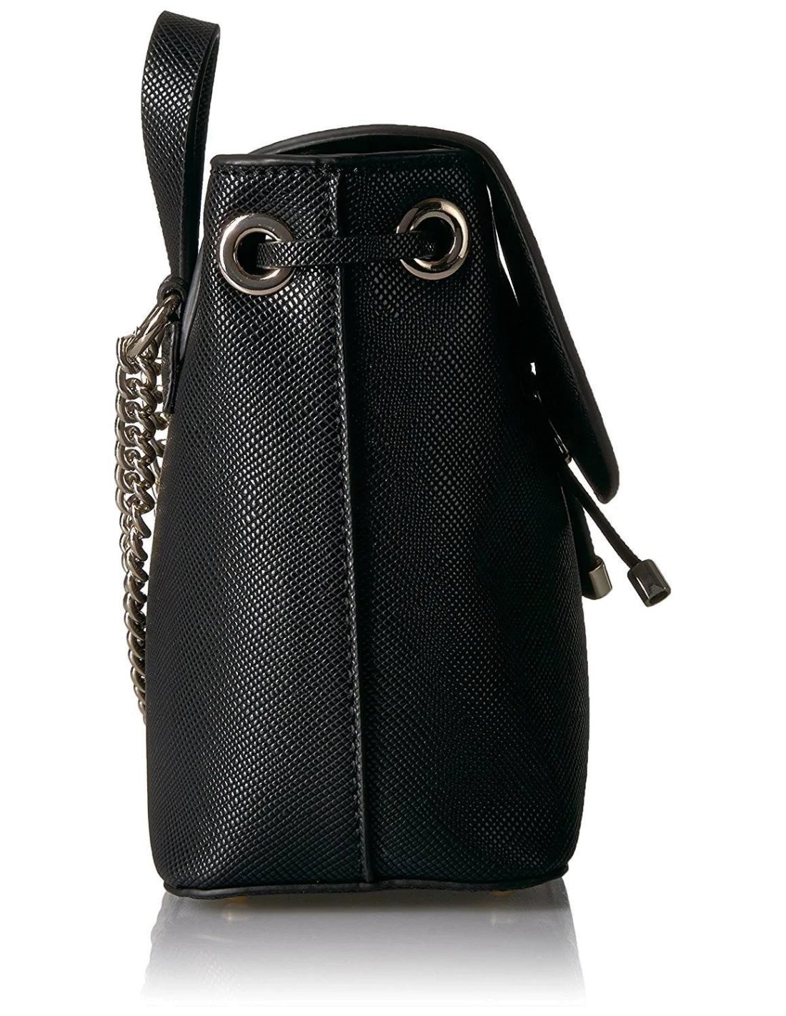 Sac Bandoulière Guess Varsity Pop-Pin Up Noir vue 3