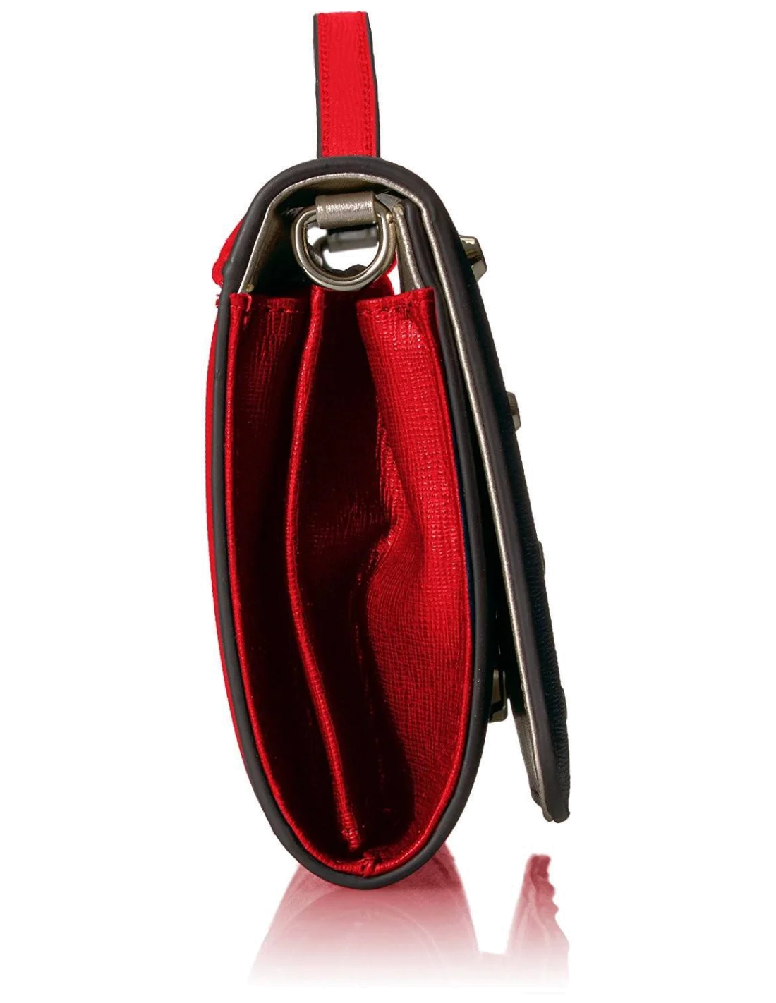 Sac Bandoulière Guess Kaia Rouge vue 3