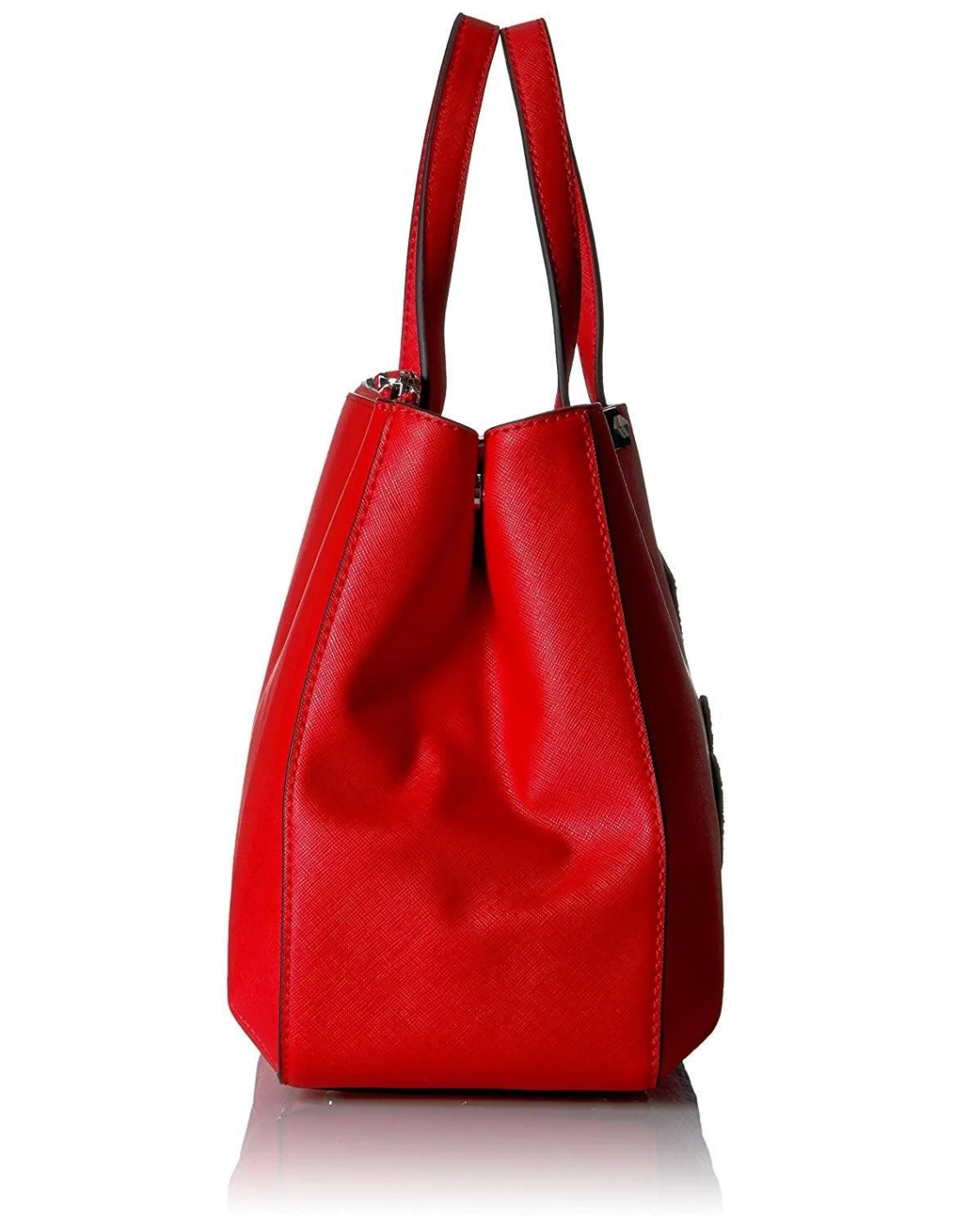 Sac à main Guess Britta Small Rouge vue 3