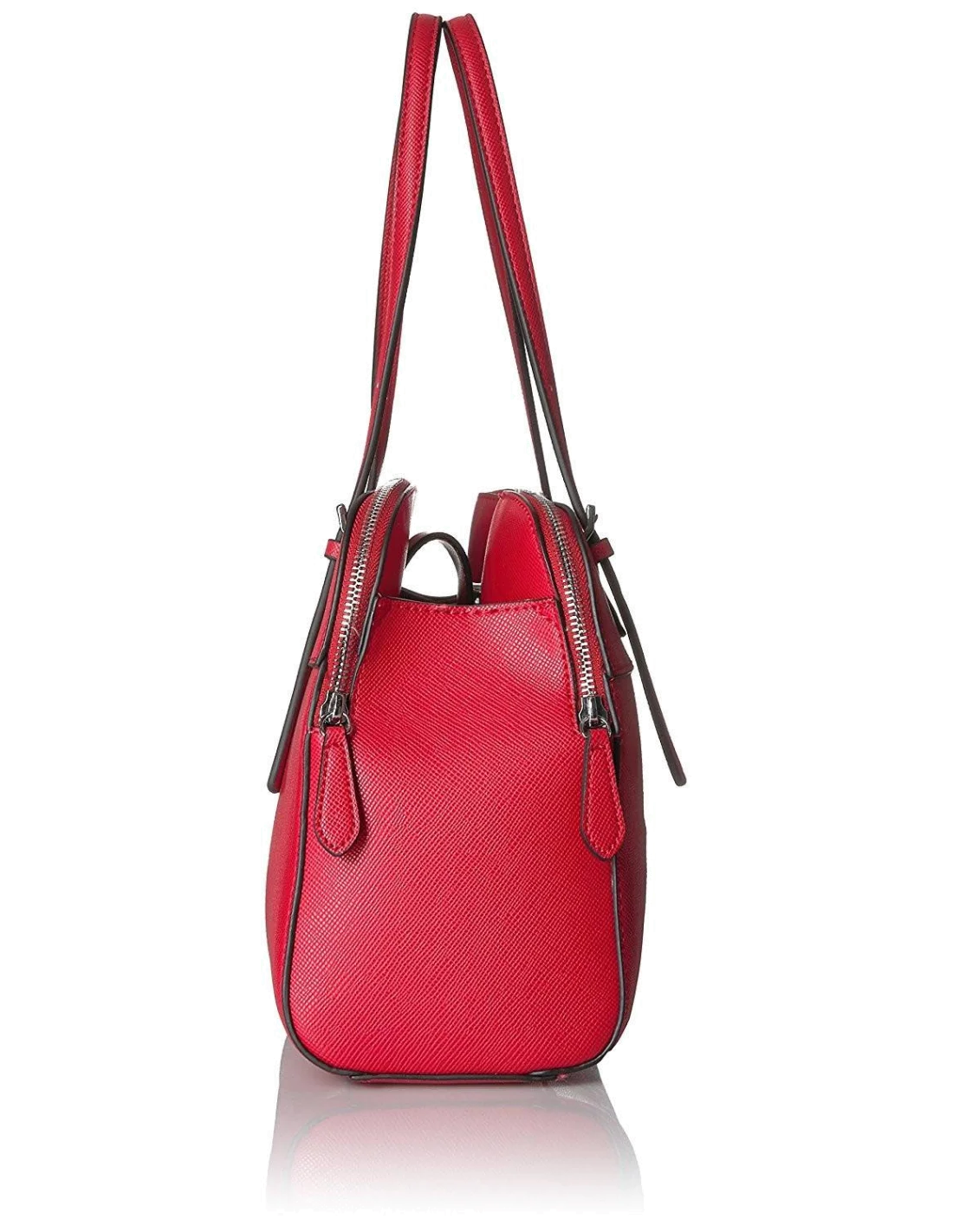 Sac à Main Guess Huntley Saffiano Cali Rouge vue 3