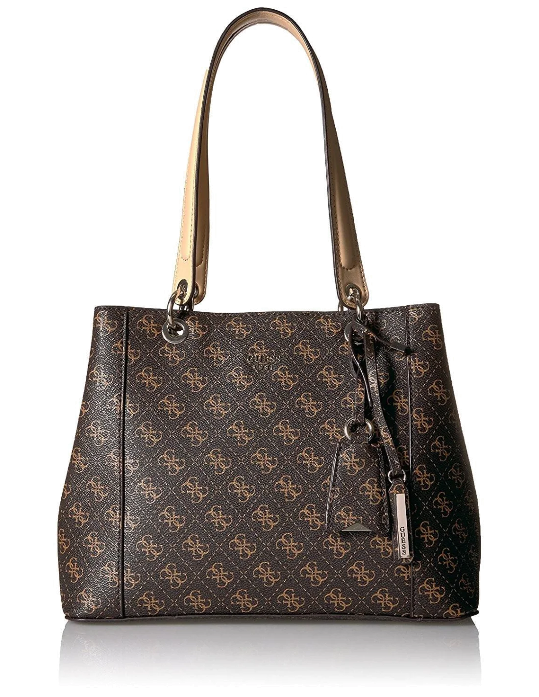 Sac à Main Guess Kamryn Q Logo Shopper Marron