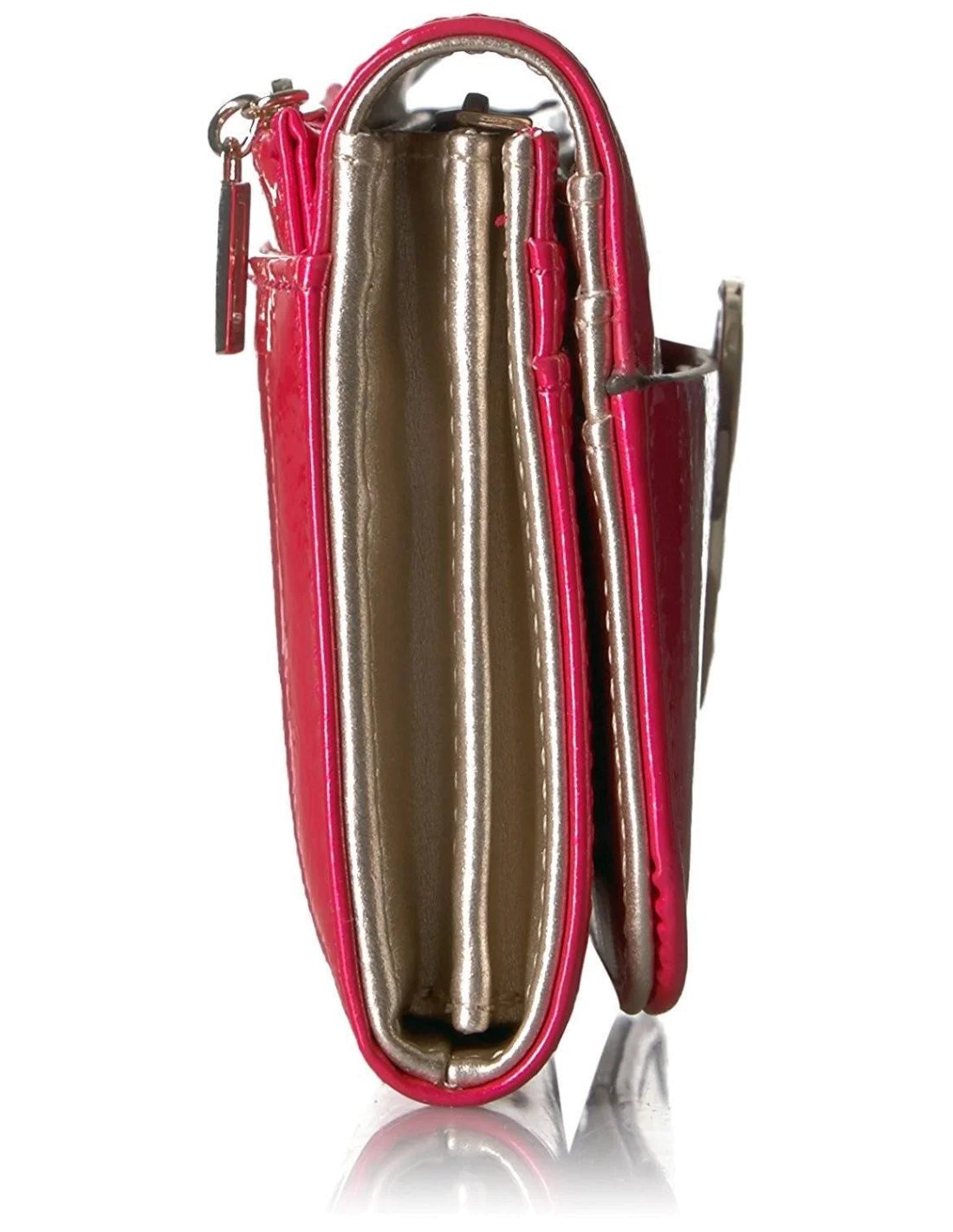 Portefeuille Guess Kamryn Rouge Métallique vue 3