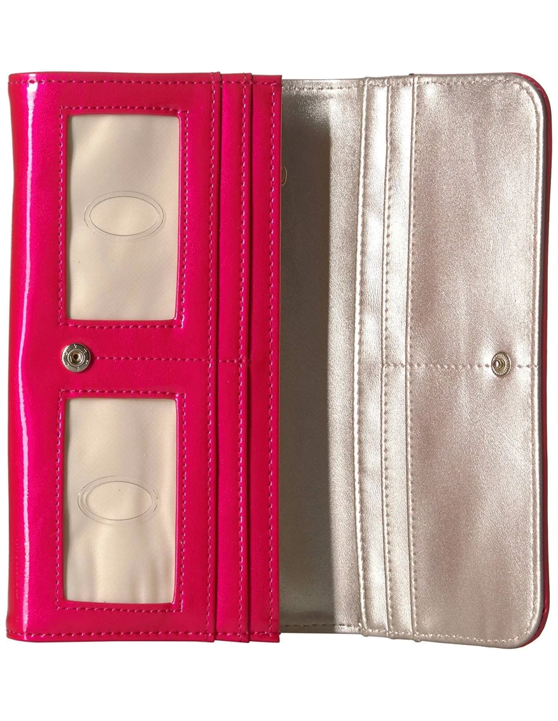 Portefeuille Guess Kamryn Rouge Métallique vue 4