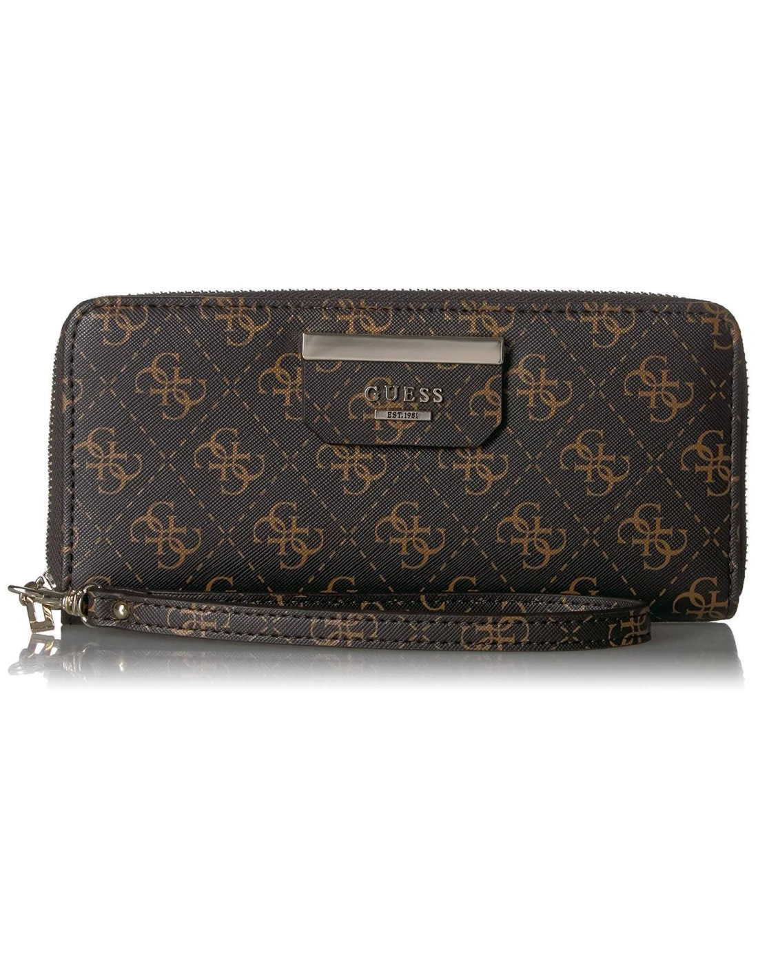 Pochette Guess Ryann Marron Avec Anse