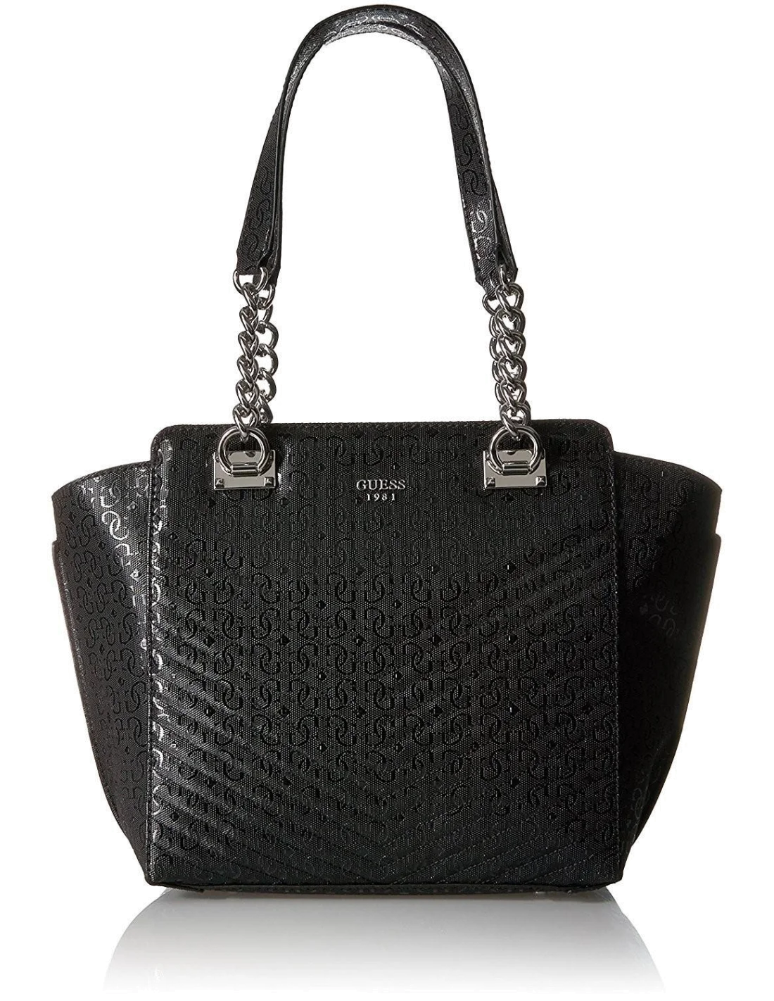 Sac à Main Guess Halley Quilted Noir