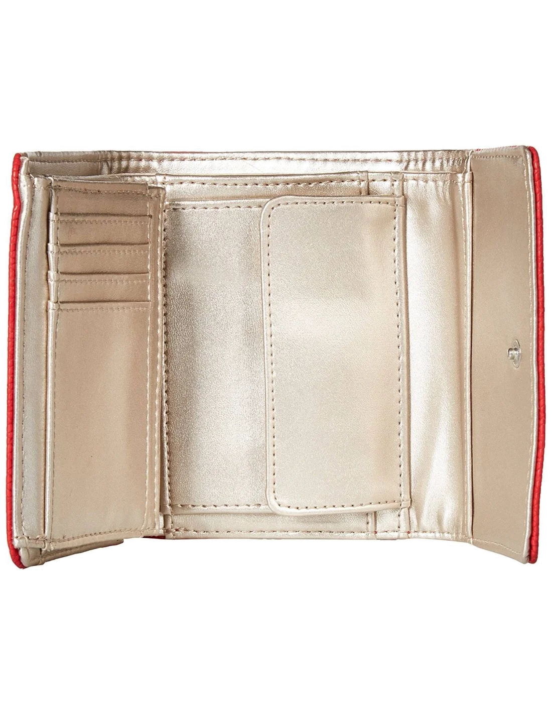 Portefeuille Guess Keaton Lizard Rouge vue 4