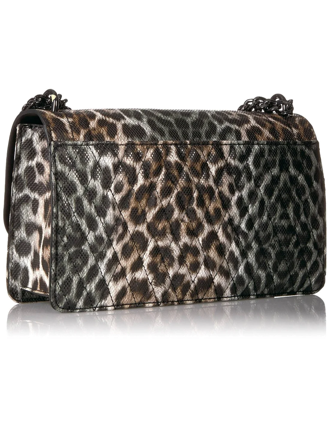 Sac Bandoulière Guess Sibyl Leopard vue 2