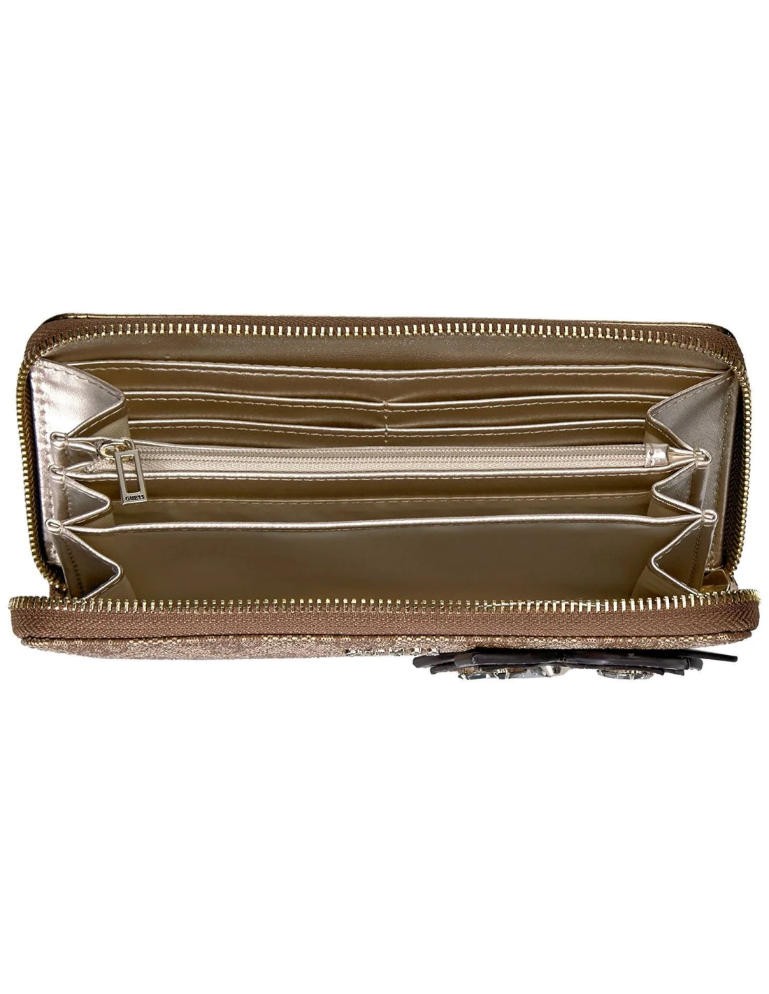 Portefeuille Guess Sibyl Monogram Marron vue 4