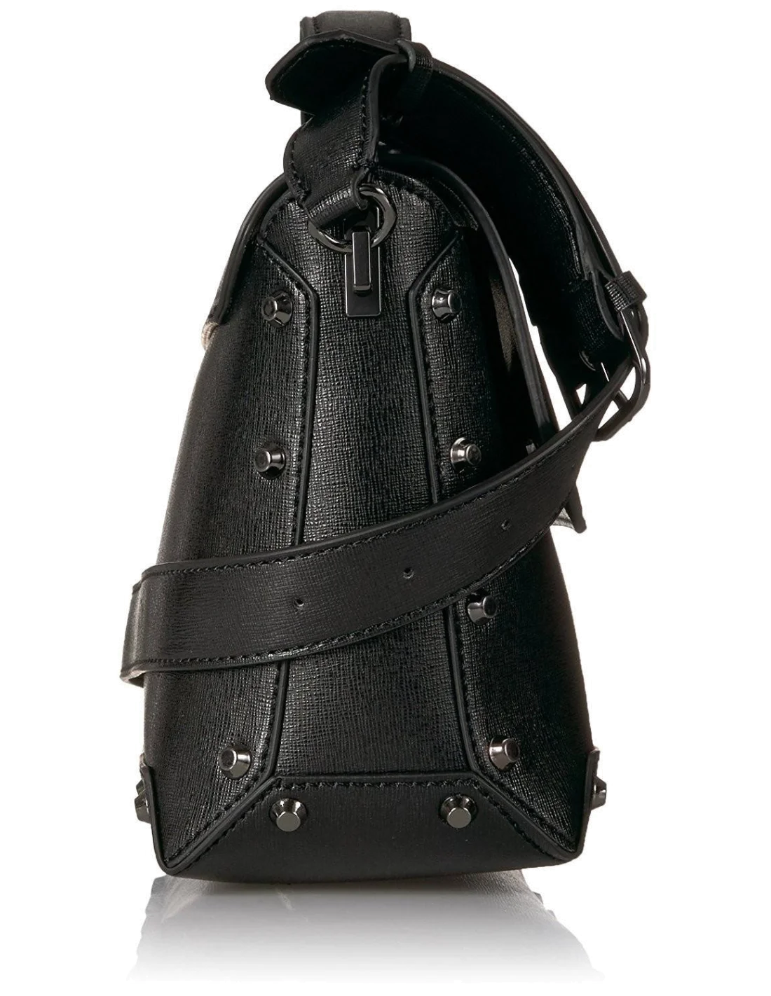 Sac a Main Guess Kaia Grain Noir vue 3